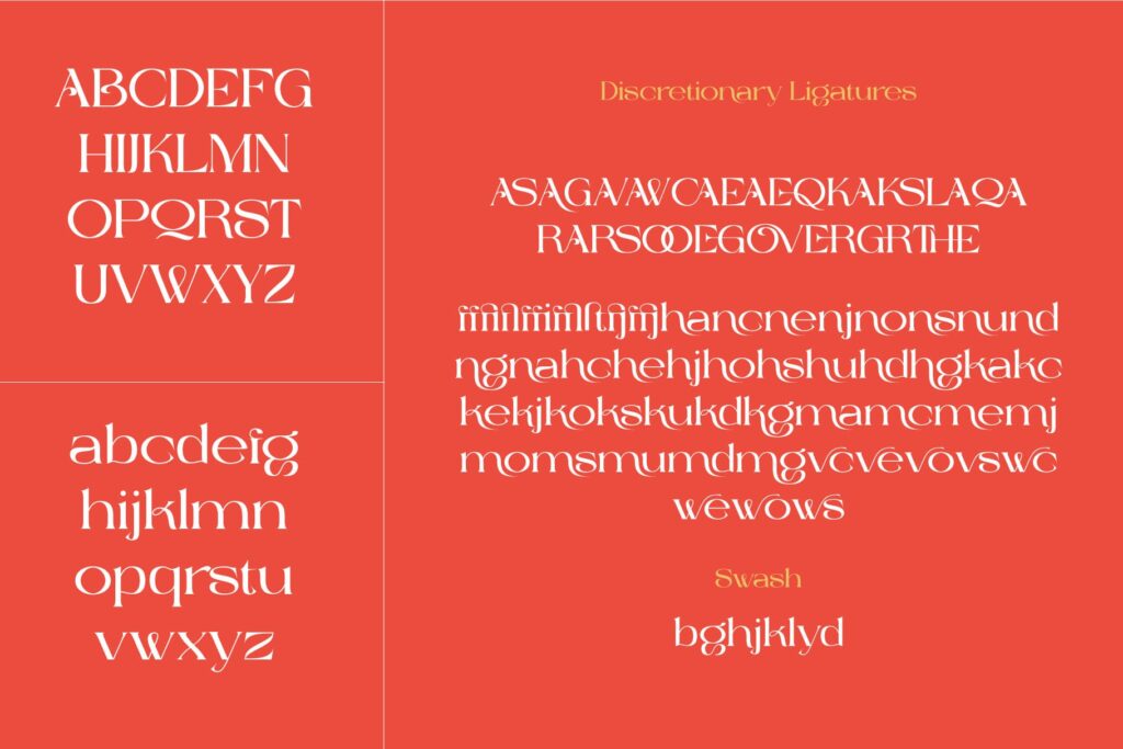Cavas Modern Elegant Font gallery image