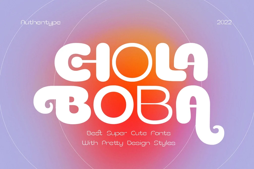 Chola Boba Friendly Font gallery image