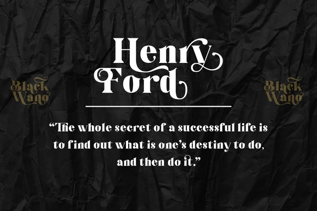 Black Wano Retro Soft Serif Font gallery image