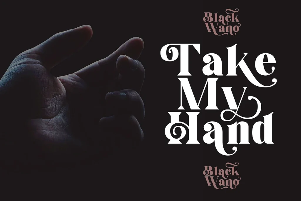 Black Wano Retro Soft Serif Font gallery image