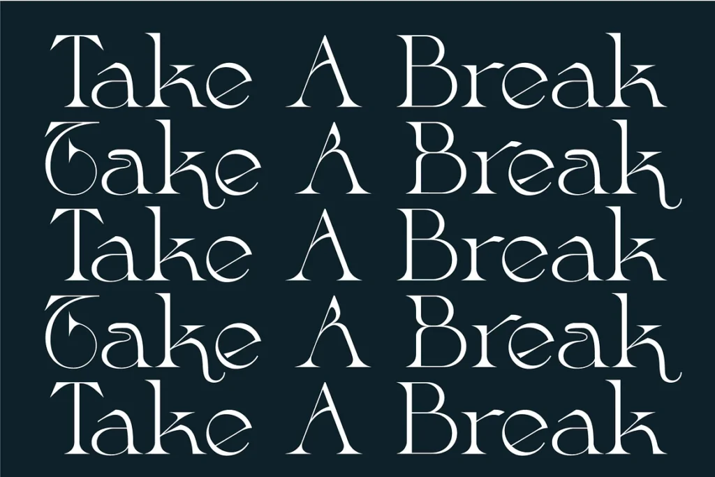 Greca is a modern serif typeface gallery image