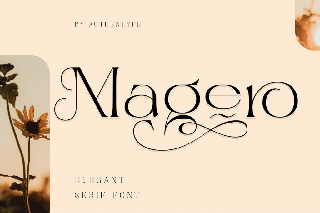 Magero Luxury Font gallery image