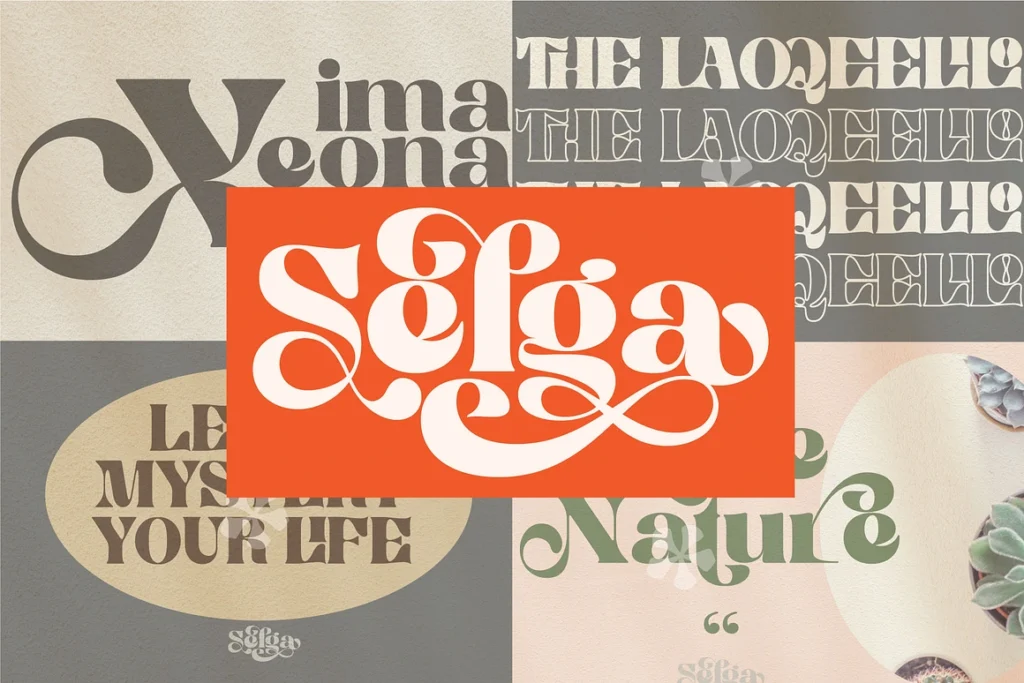 Selga Retro Display Font gallery image