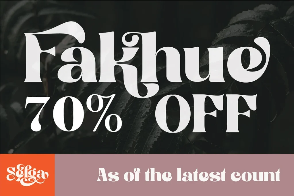 Selga Retro Display Font gallery image