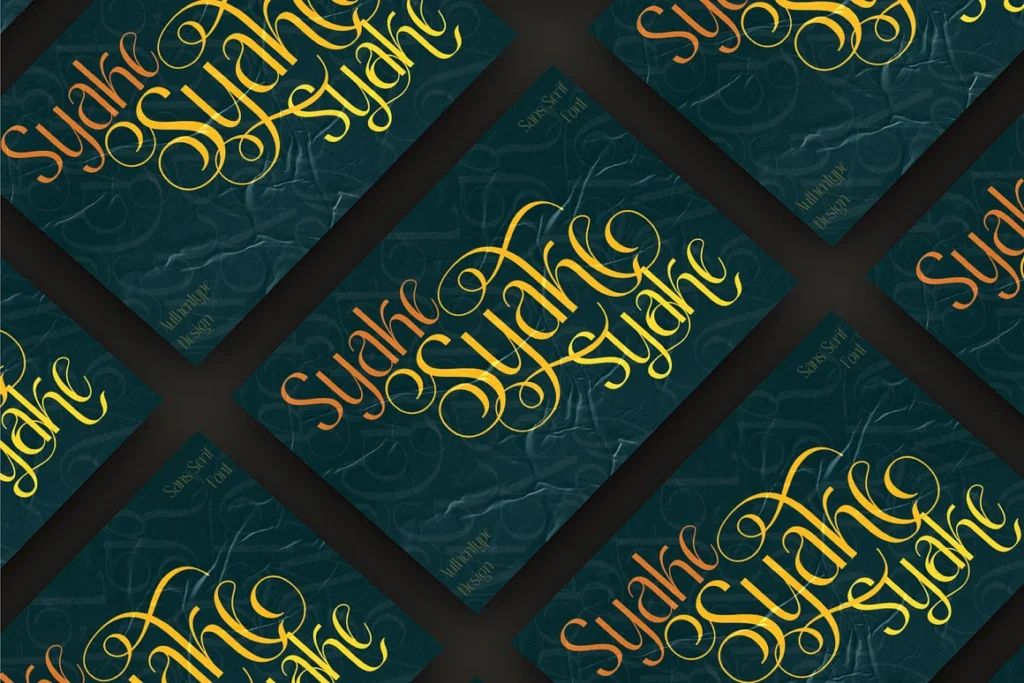 Syake Beauty Branding Font gallery image
