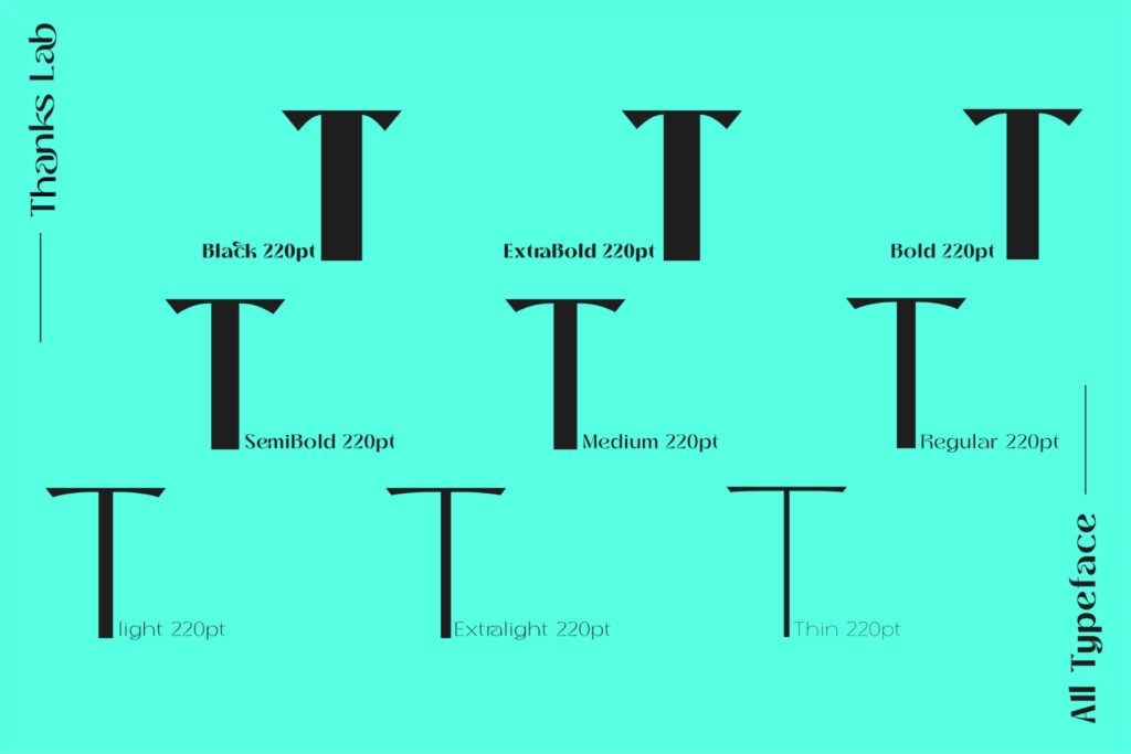 Thanks Lab - Futuristic Soft Font