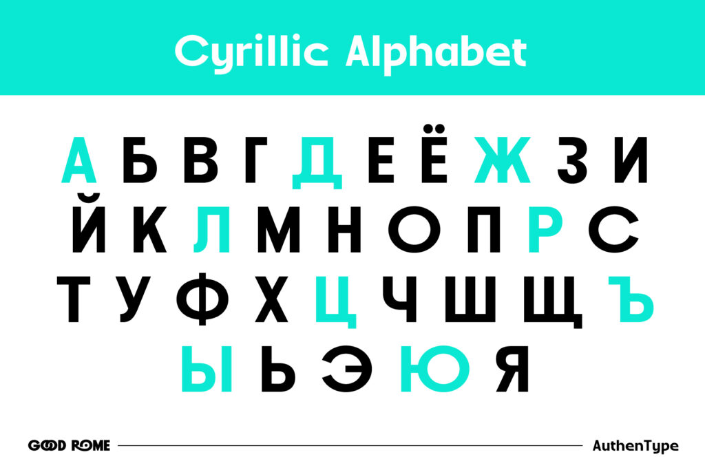 Good Rome - The Future of Sans Serif