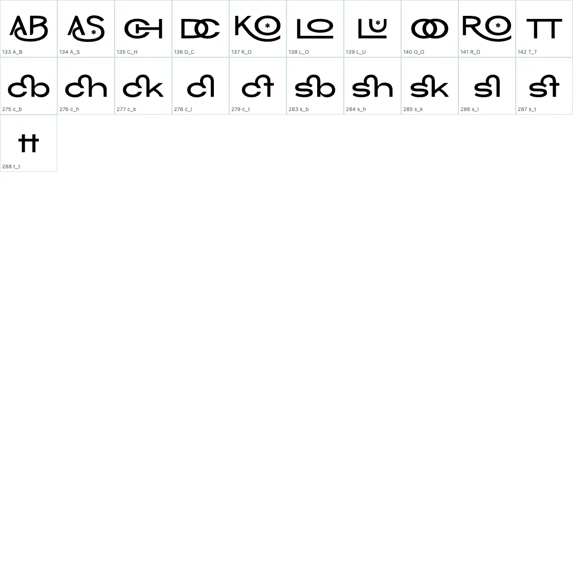 Chekos Bold DLIG preview page 1