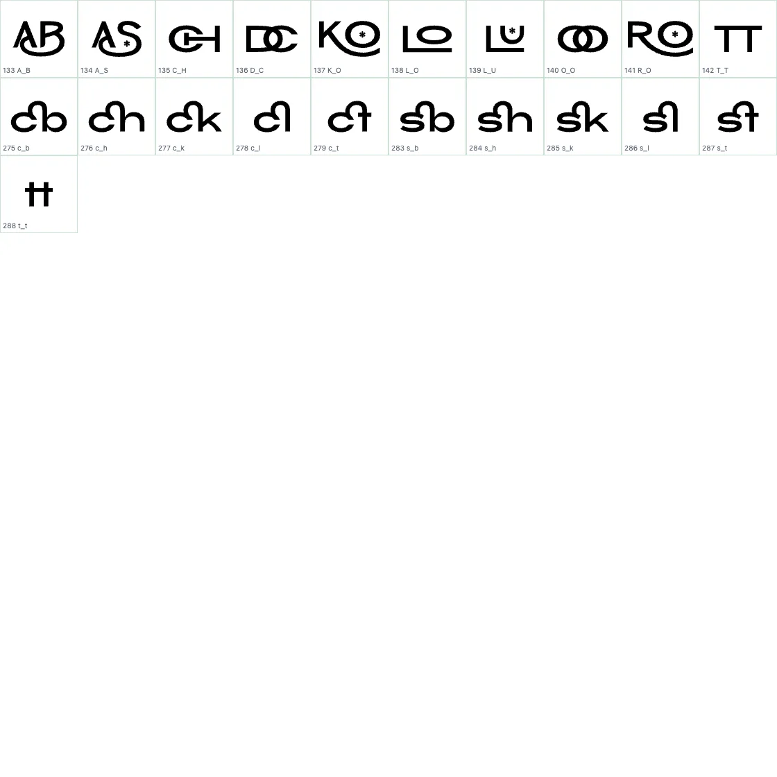 Chekos ExtraBold DLIG preview page 1