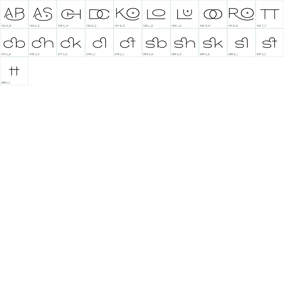 Chekos ExtraLight DLIG preview page 1
