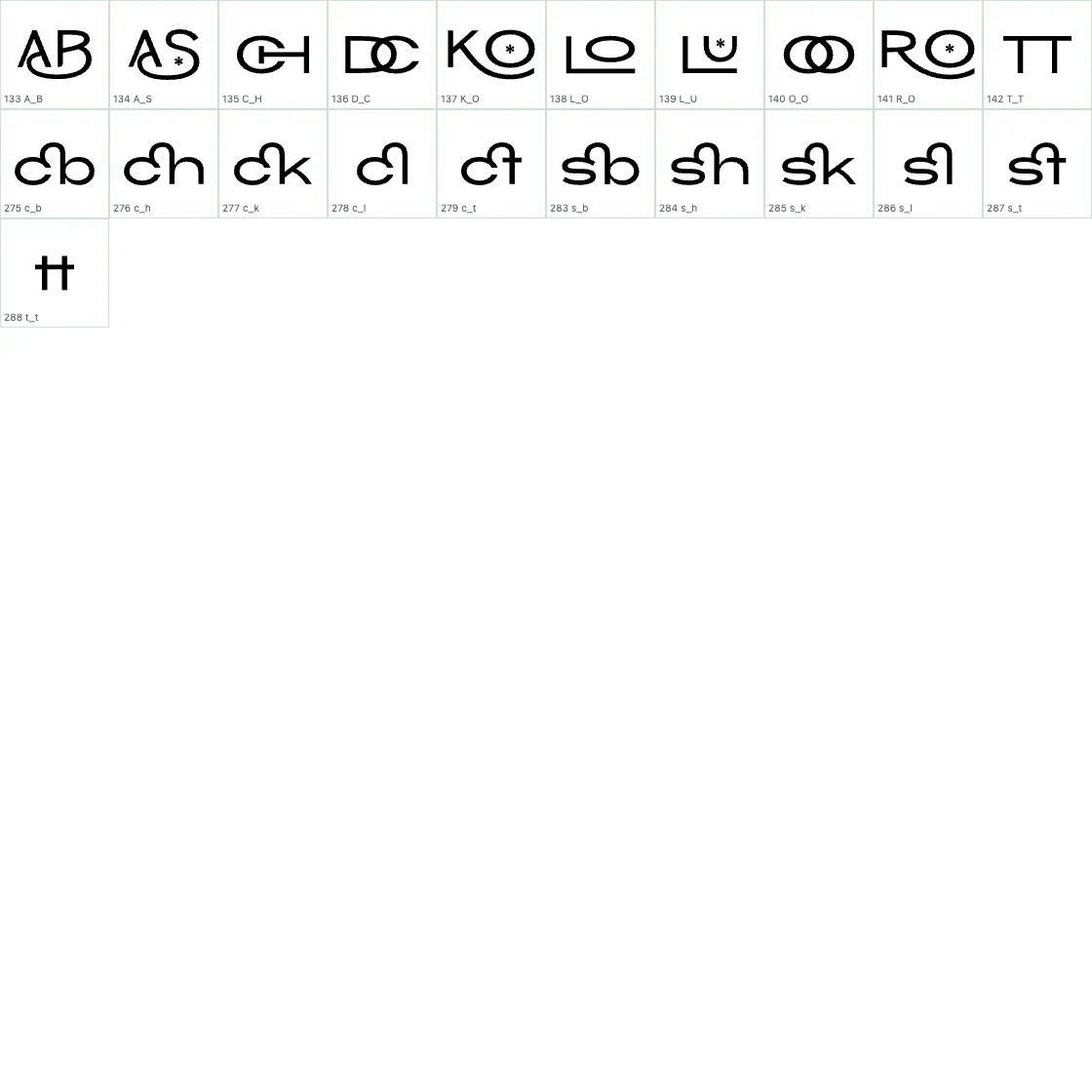 Chekos SemiBold DLIG preview page 1
