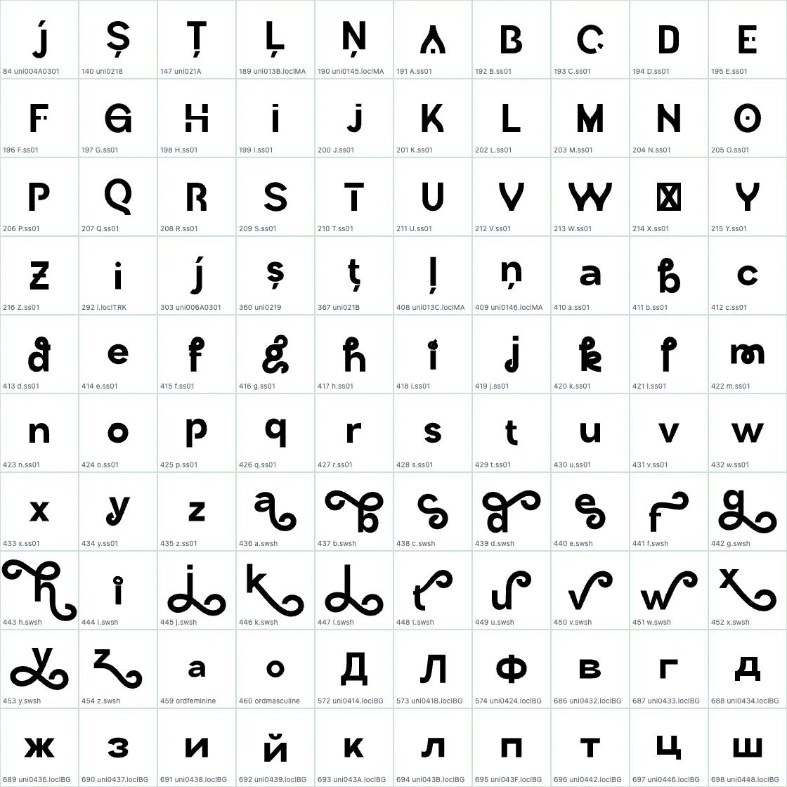 Poppis   ExtraBold AALT preview page 1