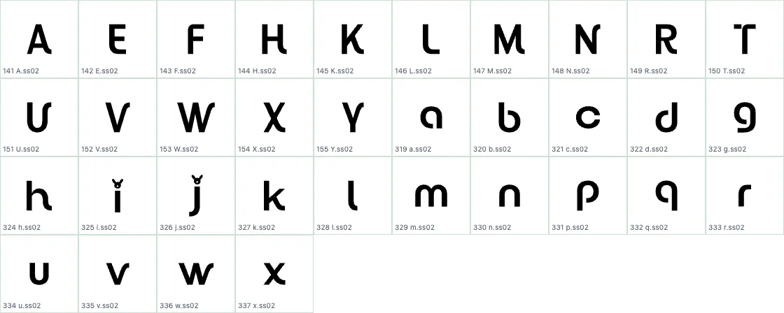 Good Rome SemiBold SS02 preview page 1
